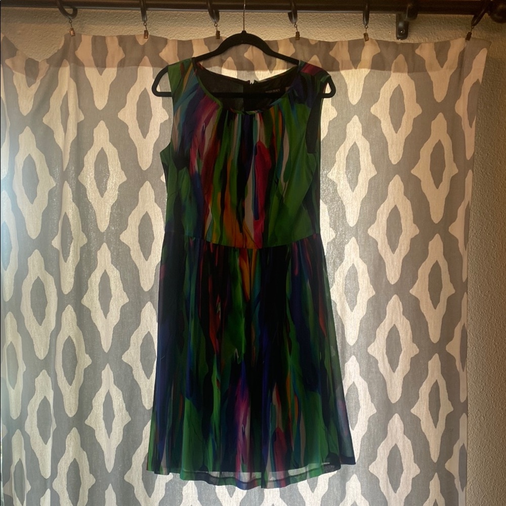 Ellen Tracy Multicolor Sleeveless Dress